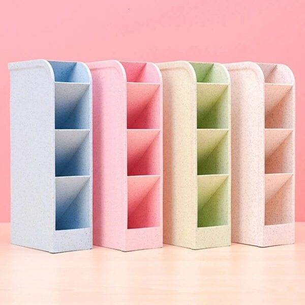 Sc57f0dd0bcf545d5b78591b0c726d5dfS.jpg 1pc Multi-Layer Pen Holder & Cosmetic Brush Storage Holder - Perfect for Office & School Supplies