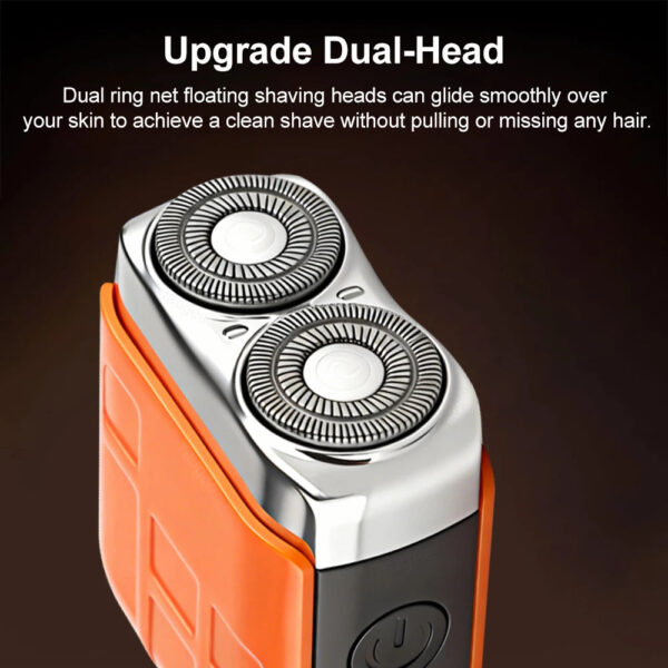 Electric Shaver for Men Mini Electric Razor Beard Trimmer USB Rechargeable Men's Shaving Machine Dual Blade Men Electric Razor
