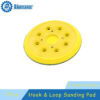 5 Inch 8 Holes 4 Nails Hook & Loop Sanding Pads 1 Pcs 125mm for Fits Air Sander Polishing and Sanding Wood Car Body and Metal