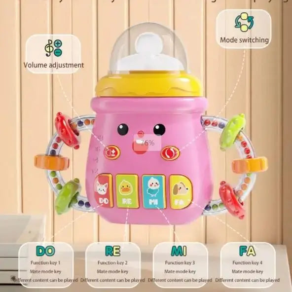 Sc6bf0c70330348c7a37ab91c74b3d220H.jpg 0-12M Baby Musical Feeding Bottle Pacifier Newborn Soft Teether Rattles Educational Toy Mobile Soothing Vocal Music Rattles Toys