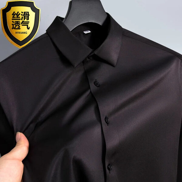 Sc6d6269e743b40c9b47ce4ee854e11a9n.jpg Big Size 5XL Business Shirts For Men Long Sleeve Autumn Wrinkle-free Slim Fit Camisa Social Formal Soft Wedding Office White Top
