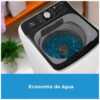 Washing Machine Midea 13kg Inox Basket White Wash Programs Wave Agitator - 110V