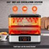 SucceBuy 5 Tray Food Dehydrator Machine 300W Stainless Steel Electric Food Dryer w/ Digital Adjustable Timer & Temperature