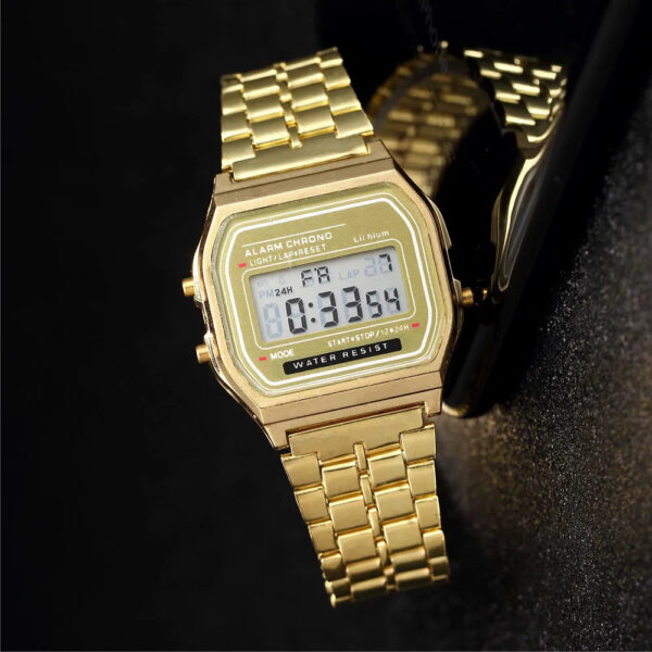 Sc7475beb8674426b88671bfb1b2f24afz.jpg Elegant Digital Watch For Women Gold Silver Stainless Steel Business Ladies Electronic Wrist Watches Man Clock Zegarek Damski