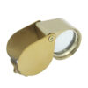 Sc862c8e7705243ce8f3f8175e5ab1d4az.jpg 30X Folding Pocket Jeweler Magnifier Golden Color Foldable Magnifying Glass Portable Jewelry Loupe Monocle Mini Microscope Lupa