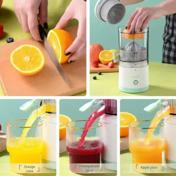 Automatic Portable USB Multifunctional Small Bidirectional Spiral Juicer Cup with Residue Separation And Charging Feature