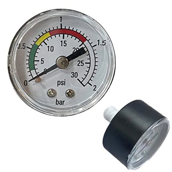 1set Pressure Gauge With O-Ring For Intex 11224 14/16 Inch Sand Filter Pipelines Heating Air Conditioning Pressure Gauge