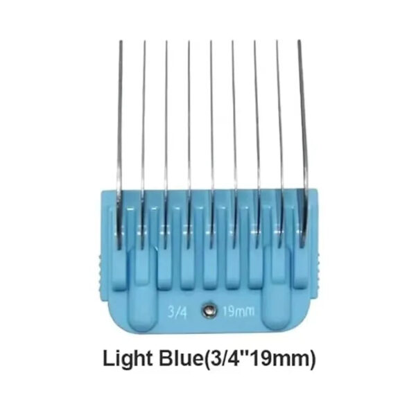 Sc8f576ce20e94eee932a500dceb46827J.jpg Animal Stainless Steel 9 Color Guide Comb Set For Most Oster/Wahl/Andis Detachable Clippers (ONLY Snap on Size #10/15/30 blades)