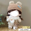 Sca2f86a9b4fd42e19423c8e0d0ed65e8T.jpg 20cm Cotton Doll Clothes Cute Dress Lolita Vintage Doll Clothes for Plush Doll Idol Dolls For Cotton Stuffed Dolls Accessories