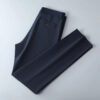 Scad88030481b4466b5b01f047d6061fam.jpg Male Smart Casual Pants Stretchy Sports Men's Fast Dry Trousers Spring Autumn Full Length Straight Office Black Navy Work Pants