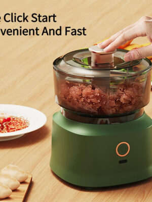 Scae06cb9bd4c42e78735b35b6afc3748R.jpg 350ml Multi-functional Electric Meat Grinder Wireless Cooking Machine Garlic Blender Baby Food Machine Kitchen Food Shredder