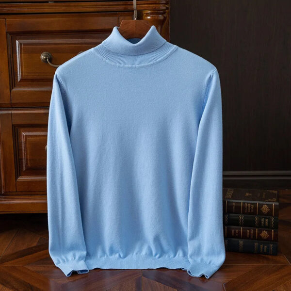 Scbc487b6dd1f489b918c6bd3bb82fafal.jpg Soft Cashmere Sweater Men's Clothes Turtleneck Pullover Autumn Spring Korean Popular Casual Knit Reviews Wool High-quality