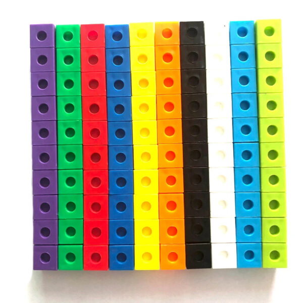 Scc126f734a0447428d84c37f8435667fA.jpg 100Pcs Linking Cubes Maths Montessori Educational Toys Classroom Supplies Teaching Kids Learning Items Kinder Spielzeuge