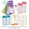 15Pcs/set Math Addition Subtraction Multiplication Division Erasable Reusable Number Learning Cards Children's Math Teaching Aid