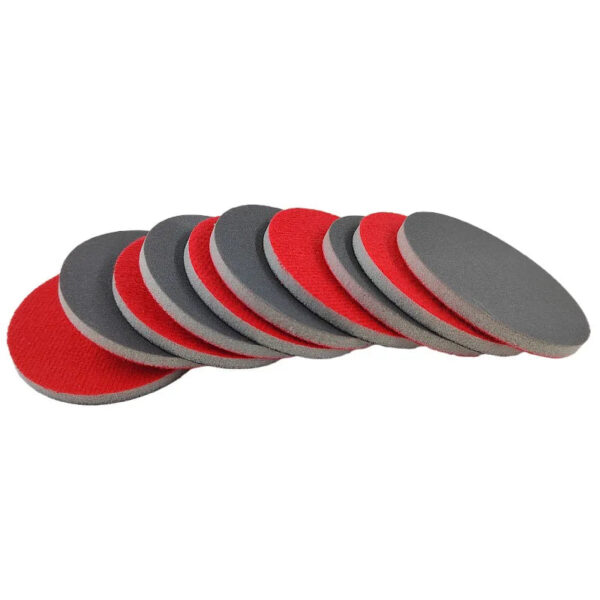 2 3 5 Inch Round Sponge Sandpaper Sanding Block Polishing Pads Flexible Abrasive Block Sand Pad Grinder Foam Polish Grinding