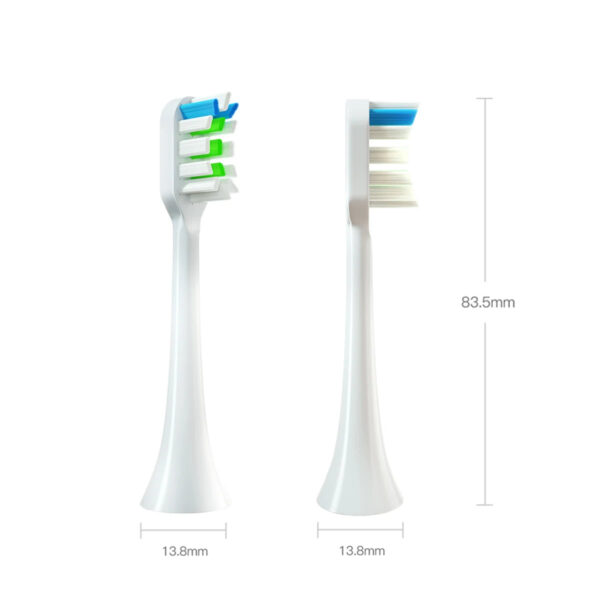 12 PCS for SOOCAS X3/X3U/X5 Brush Heads Replaceable Soft DuPont Sonic Electric Toothbrush Clean Brush Vacuum Bristle Nozzles