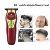 Mini Professional Hair Trimmer Powerful Men 0 MM T Blade Powerful Electric Clipper Rechargeable Barber Haircut Machine Shaver