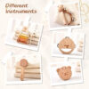 Sce724241075e4e9f8de467496a5a0153g.jpg 5pc Set Montessori Toys Baby Music Toys Musical Instrument Wooden Educational Toys Baby 0 3 Years Toys Bear Xylophone toys Gifts