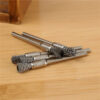 5/10pcs Pencil Brushes Stainless Steel Mounted Wire Wheel Mandrel Set Dremel Accessory Rotary Tools 3.17mm Shank Mandrel Silver