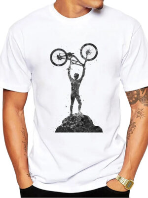 Sce9bce48d45e4acaa0e1e2457e400118C.jpg TEEHUB Vintage MTB Men T-Shirts Boy Riding Bicycle Print Short Sleeve T-Shirt Cycling Sport Tops Funny Retro Gravel Tees