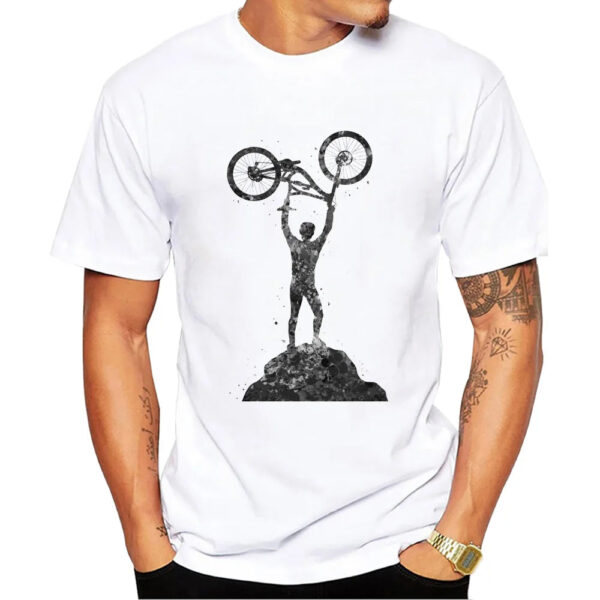 Sce9bce48d45e4acaa0e1e2457e400118C.jpg TEEHUB Vintage MTB Men T-Shirts Boy Riding Bicycle Print Short Sleeve T-Shirt Cycling Sport Tops Funny Retro Gravel Tees