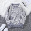 Sceb0388e9cf04b1e9724fdc8624c9064m.jpg New Popular Autumn and Winter Maze Jacquard Pattern Pullover Sweater Casual Round Neck Contrast Color Knitted Men's Pullover