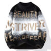 Scf1ebd55d67b4fe3b152bd30964473c9g.jpg 2022 Autumn Winter Men's Sweater Korean Fashion Men Clothing English Elements Sweater Men Casual Pullover O-Neck Sweaters Men