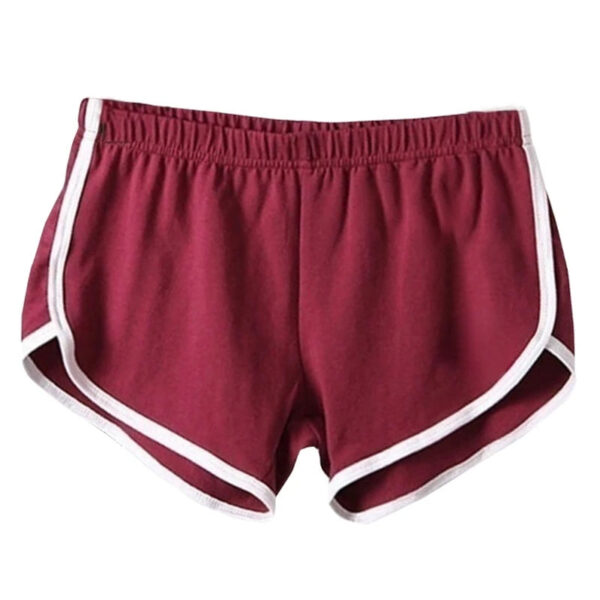 Scf5490a29e7844c1a85bf7bff14ec1d64.jpg Summer Women's Shorts Fitness Breathable Solid Color Sports Fashion Casual Elastic Female Jogging Szorty Damskie