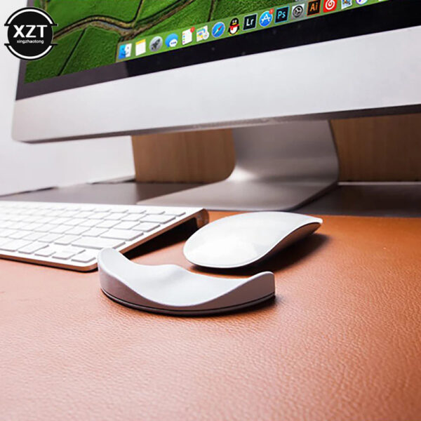 Scf5d3ed281a1497e901f0f93f2b6f592X.jpg Left/Right Hand Ergonomic Mouse Pad Wrist Pad Silicon Gel Non-slip Streamline Wrist Rest Support Mat for Office Gaming PC