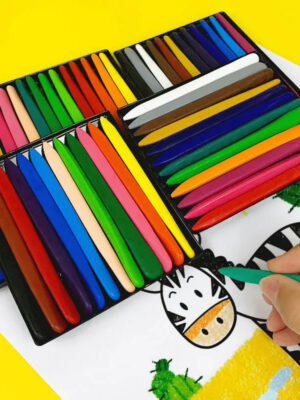 12/24 Colors Triangular Crayons Safe Non-toxic Colouring Pencil For Students Kids Children Stationery Drawing Toy Colouring Game