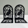 Black Cat Book Ends Bring Heavy Duty Metal Bookends Office Desktop Home for Book Lovers Office supplies Book rack