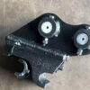 Excavator accessories include toothed bucket and mechanical quick change