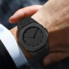 Sd07934a31dcd41f79cf89a87d7cbb624d.jpg New Fashionable Men's Watch Simple Black Male Quartz Watches Arabic digital Casual Drip Oil Strap