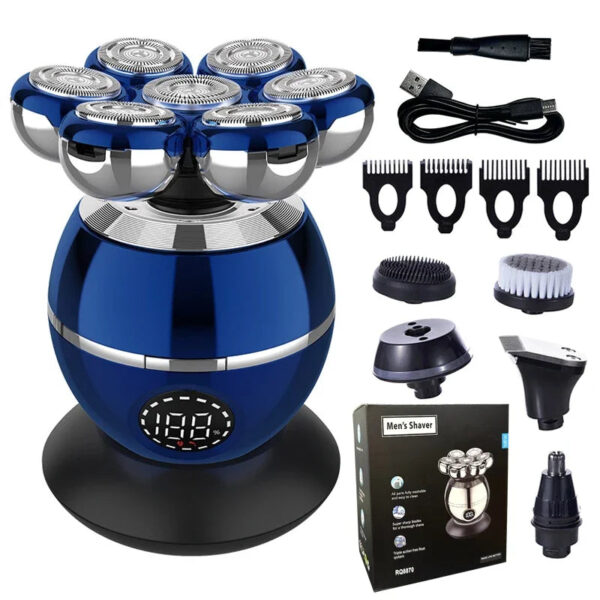 Sd1a0a19f8e7e4428994f8fe18c15123cL.jpg Electric Shaver 7D Floating Cutter Head Base Charging Portable Men Beard Trimmer Clipper Rechargeable Bald Head Electric Razor