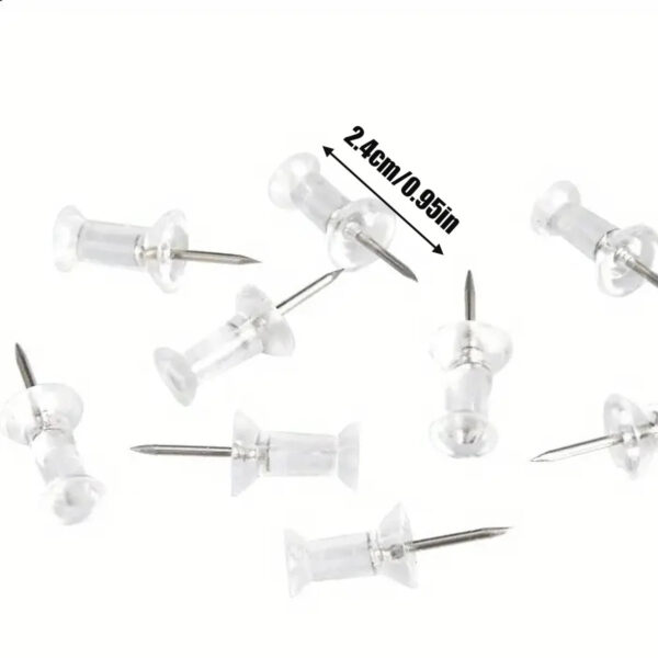 Sd1fad68d6c8e4151895d67347bcde956L.jpg 100/200/500/1000pcs Push Pins Plastic Head Steel Tip Wall Thumbtacks Painting Nails For Home Office And Craft Projects With Box