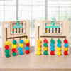 Sd21e0b6aba6847b8b02771c9202ad924d.jpg Four color walking double-sided game chess, children's logical thinking training, Montessori early education puzzle toys for you