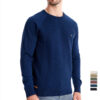 Sd2717dbf2b9143949addcfdafa0a1113u.jpg AIOPESON Mens Crew Neck Cotton Pullover Sweater Casual Business Geometric Knitted Mens Sweaters