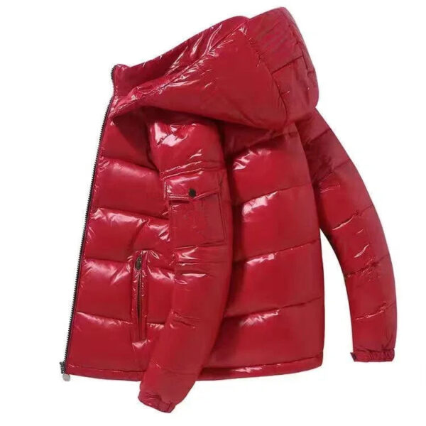 High Quality New Hooded Down Men Trend Solid Color Short Winter Hooded Jackets Coat Windproof Thickened Warm Long Sleeve Parkas