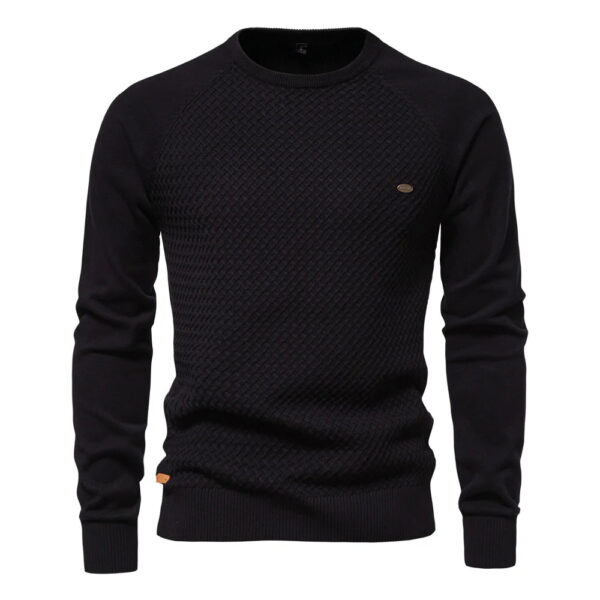 Sd2f5a779180242d18acafb0ad2920e86j.jpg AIOPESON Mens Crew Neck Cotton Pullover Sweater Casual Business Geometric Knitted Mens Sweaters