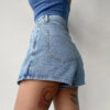 Sd3c48d84ea39459dbebc0c0afb771d09V.jpg Fashion A-Line Denim Shorts for Women Summer High Waist Skirt Pants Woman Slim Streetwear Jeans Blue Shorts Female