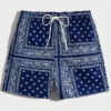 Sd449dde036614833b3d797bb3e257262e.jpg Classic Perris Pattern Beach Short For Men Retro Print Drawstring Board Shorts Sea Vacation Casual Fashion Hawaii Swim Trunks