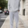 Sd5344ea21b03417e9e9fa063dc9f7162n.jpg Men's Autumn and Winter Solid Color Hoodie+jogging Pants Two-piece Set Fashionable Outdoor Casual Sportswear Men's Tracksuit