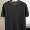 Sd6ce9b7cd3c24061a6afc2752da035e0s.jpg 2025 Spring/Summer New Fashion O-Neck Knit Short Sleeve Spliced Business Casual T-Shirts Men's Clothing Loose Tops England Tees