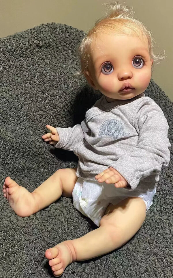 Sd6e56deff0ba4a368bfa9519966e6f22h.jpg NPK 16inch Full Body Hand made high quality detailed painting Fairy peeka Lifelike Real Soft Touch small doll cute handy baby