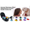 Sd78500074ad549e38498c7d913a1513ea.jpg Animal Stainless Steel 9 Color Guide Comb Set For Most Oster/Wahl/Andis Detachable Clippers (ONLY Snap on Size #10/15/30 blades)