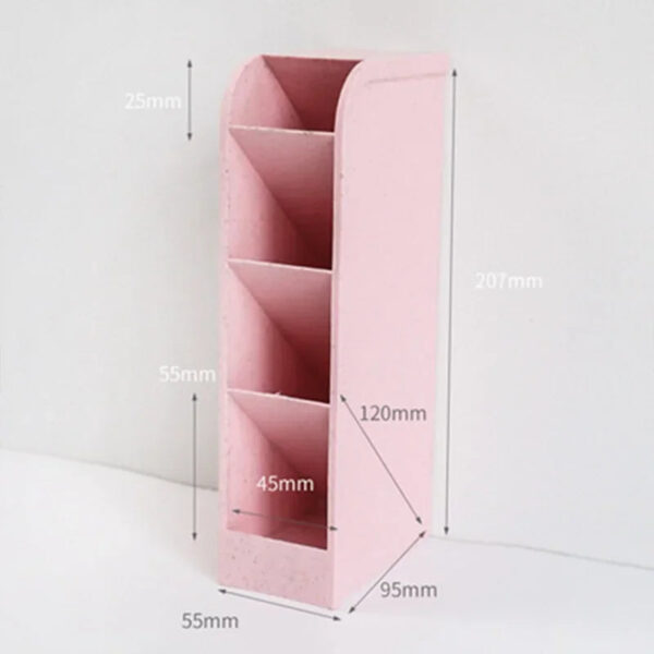 Sd7c50511ac224582901d09fb28f6641fP.jpg 1pc Multi-Layer Pen Holder & Cosmetic Brush Storage Holder - Perfect for Office & School Supplies