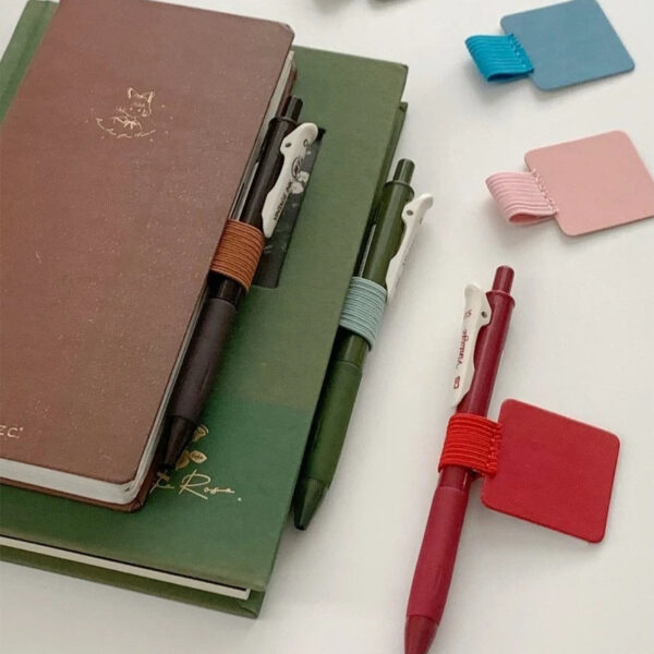 Sd7cbdebdf20246159014984a000a3a89l.jpg 1 Pack Elastic Pen Loop Holder for Notebooks Journals Planners - Assorted Colors - Office School Supplies