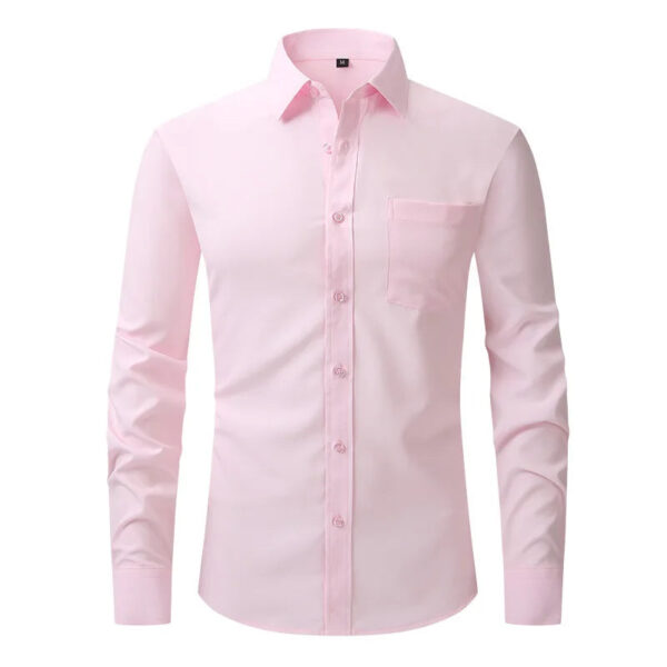 Sd80865b17d724677a97547a5fe2fbaafr.jpg American size men's shirt long sleeve spring/summer formal business casual wear high quality fashion solid color plus size