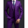 Sd812f0728c72484e9fe7248d1bd8240bR.jpg Suit (Blazer+ Vest + Trousers) Men's Fashionable Gentleman Business British Style Solid-color Banquet Host Casual Wedding Suit