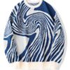 Sd84e7606e41a4ddab2f254750abcc0efy.jpg New Popular Autumn and Winter Maze Jacquard Pattern Pullover Sweater Casual Round Neck Contrast Color Knitted Men's Pullover
